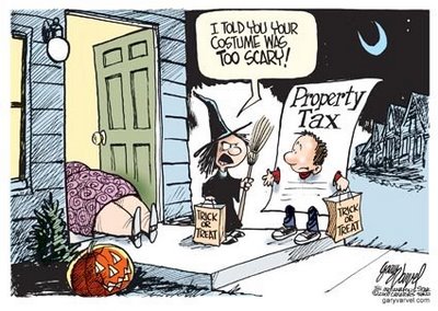 Scary Property Tax Costume